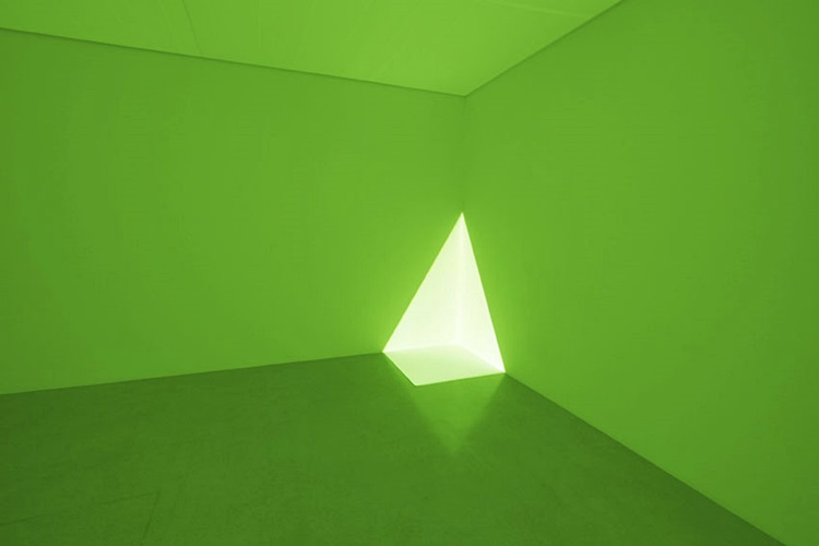 James Turrell - green-corner projection